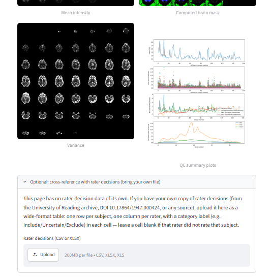 fMRI QC